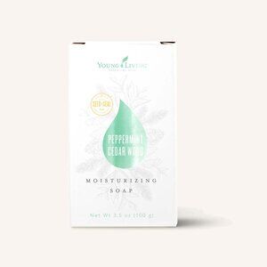 Young Living Peppermint Cedarwood Moisturizing Bar Soap – Essential Oils Soap
